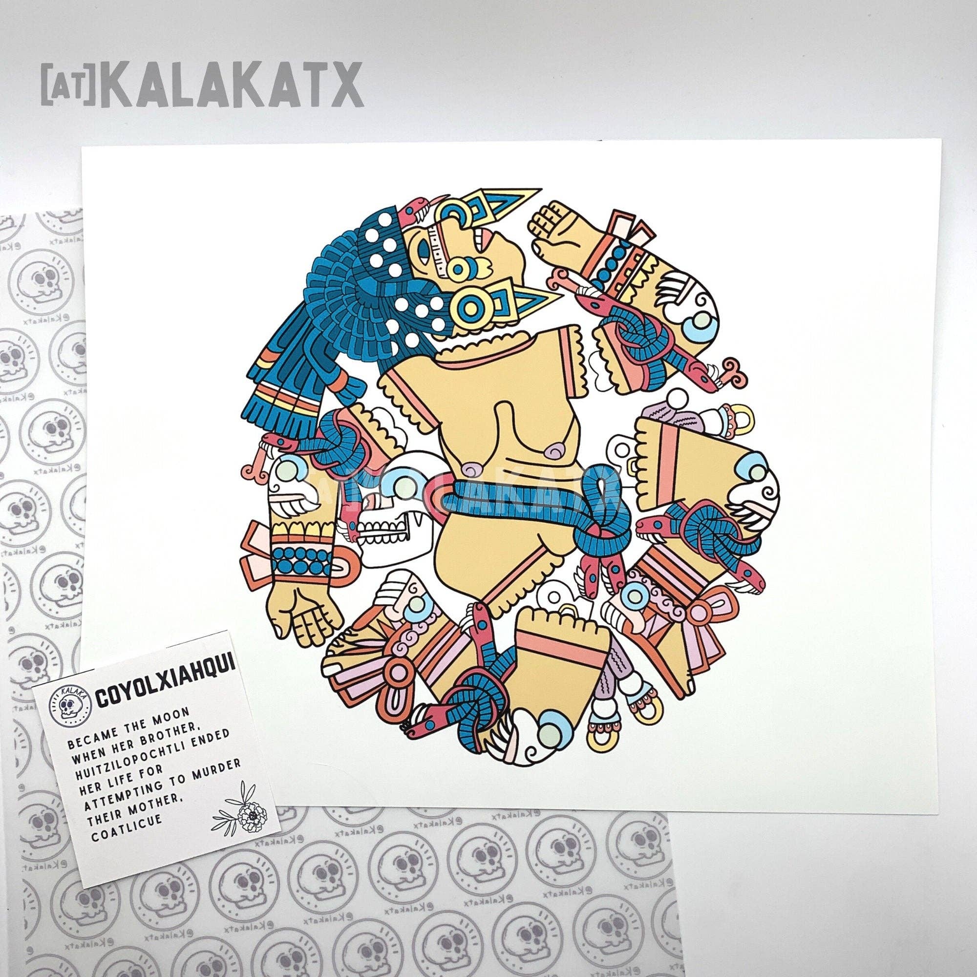 A New Interpretation of the Aztec Statue Called Coatlicue,  \, image size:2000x2000